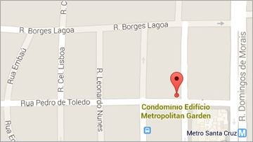 mapa vila clementino